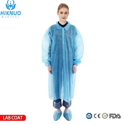 Blouse de laboratoire jetable en PP